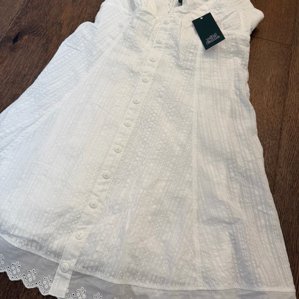 NWT Wild Fable White Eyelet Dress Sz XS - Picture 2 of 5